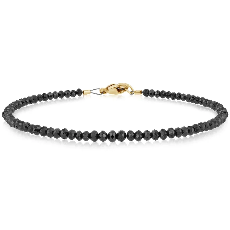 SETHI COUTURE Black Diamond Noir Bead Bracelet