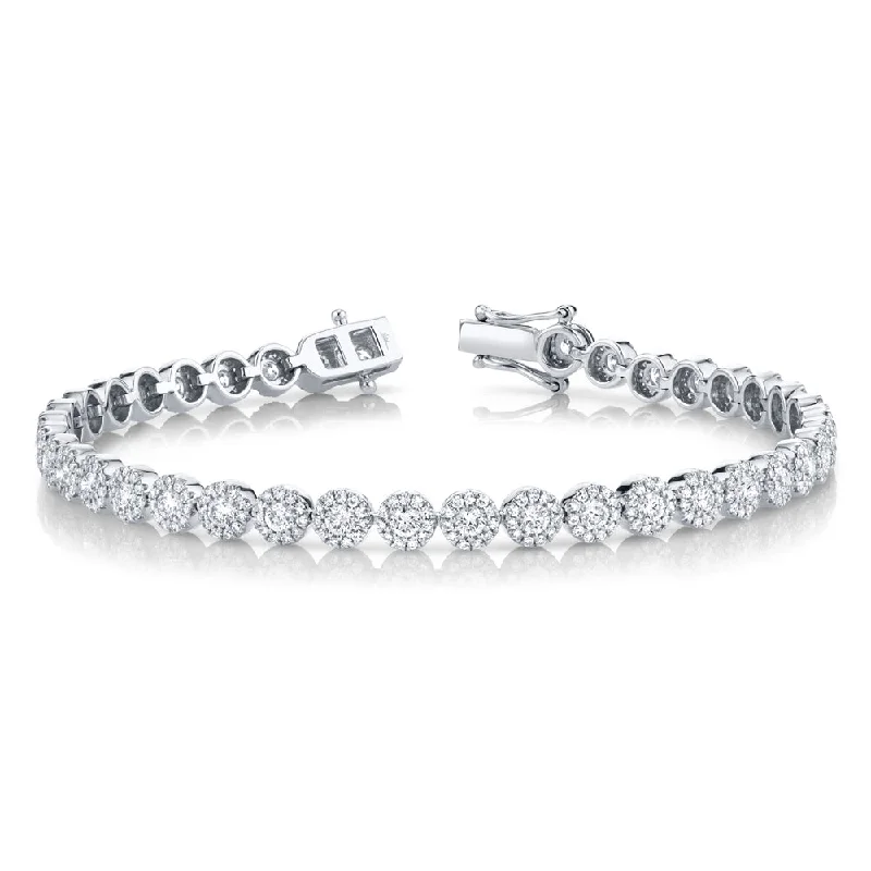 3.03CT 14K W/G DIAMOND LADY'S BRACELET