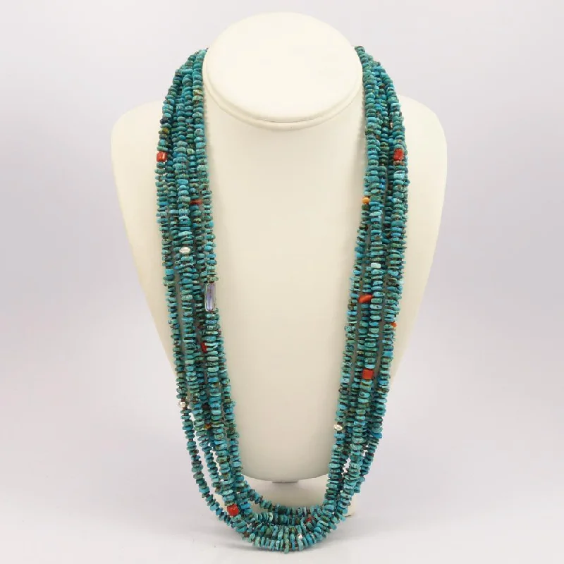 Turquoise Bead Necklace