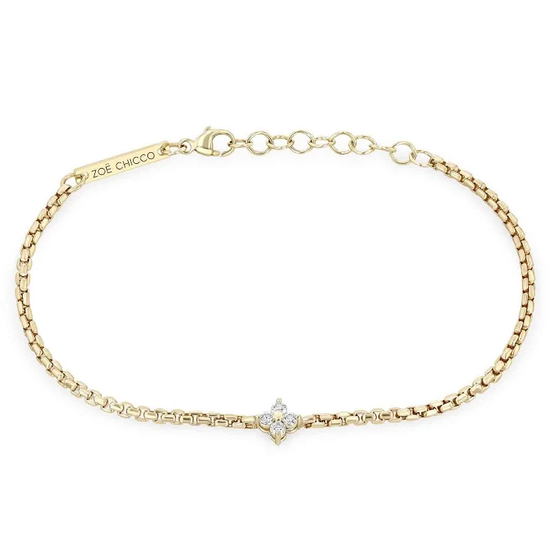 ZOE CHICCO Diamond Quad Bracelet